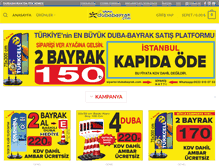 Tablet Screenshot of dubabayrak.com